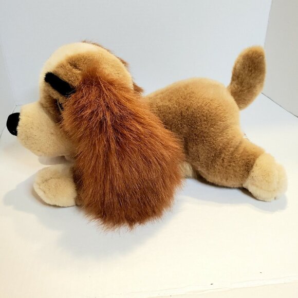 Disney Lady Plush Dog Stuffed Animal 12" Cocker Spaniel Long Ears Soft Cuddly To - Picture 6 of 12